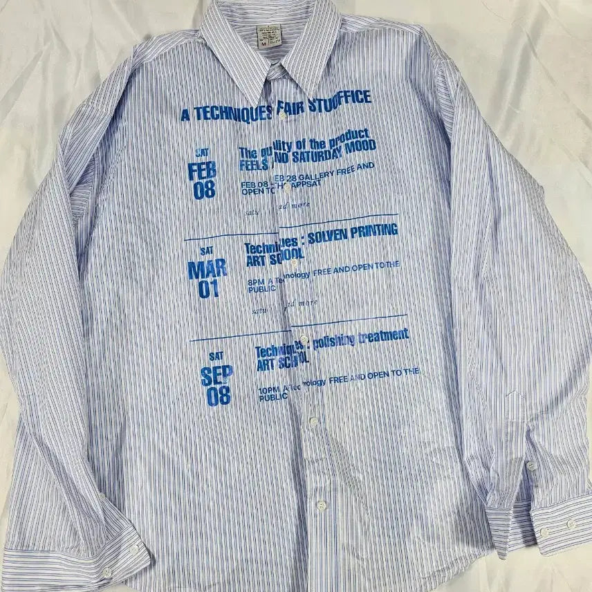 [BUNJANG] STU Coated Shirt M / stu코티드셔츠