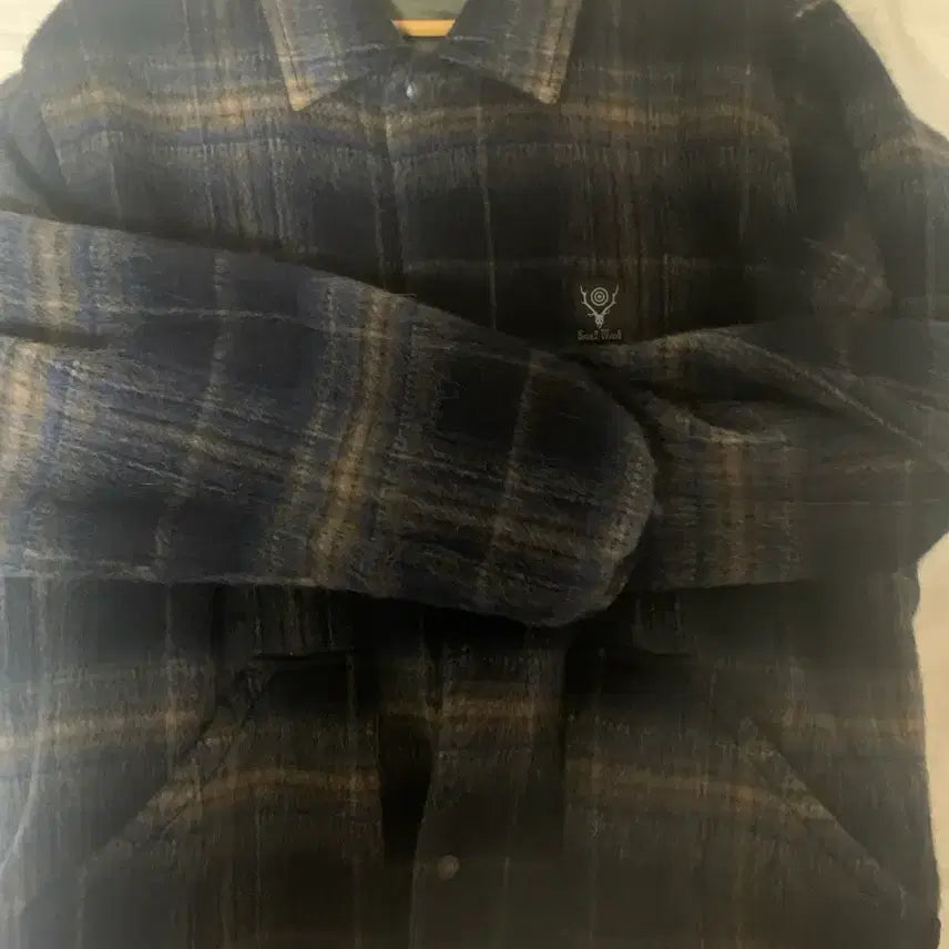 [BUNJANG] NamiSeopal Plaid Coach Jacket M / 남이서팔 쉐기 플레이드 코치자켓m
