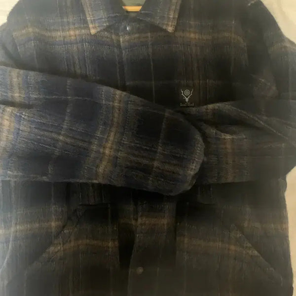 [BUNJANG] NamiSeopal Plaid Coach Jacket M / 남이서팔 쉐기 플레이드 코치자켓m