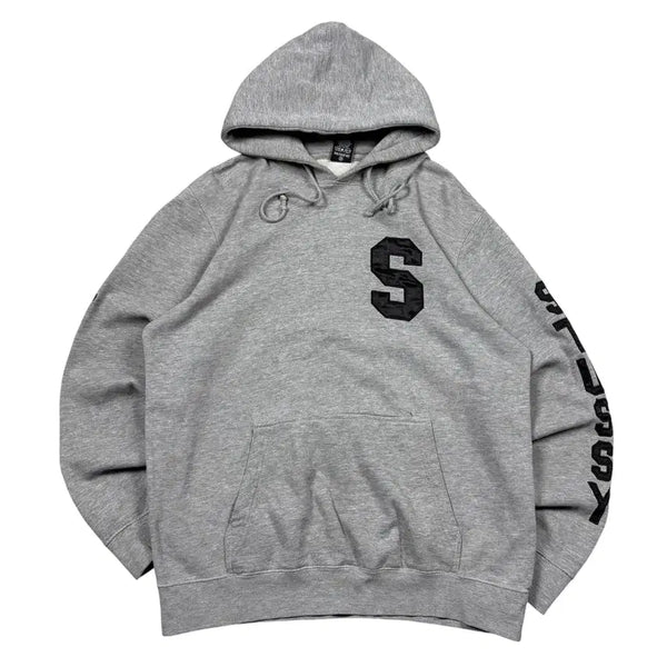 [BUNJANG] Stussy Grey Hoodie / 스투시 그레이 후드티
