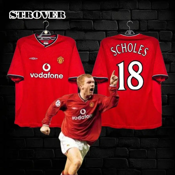 [BUNJANG] Manchester United 2000-2002 Paul Scholes Home Short Sleeve Jersey L / 00/02 맨유 스콜스 L