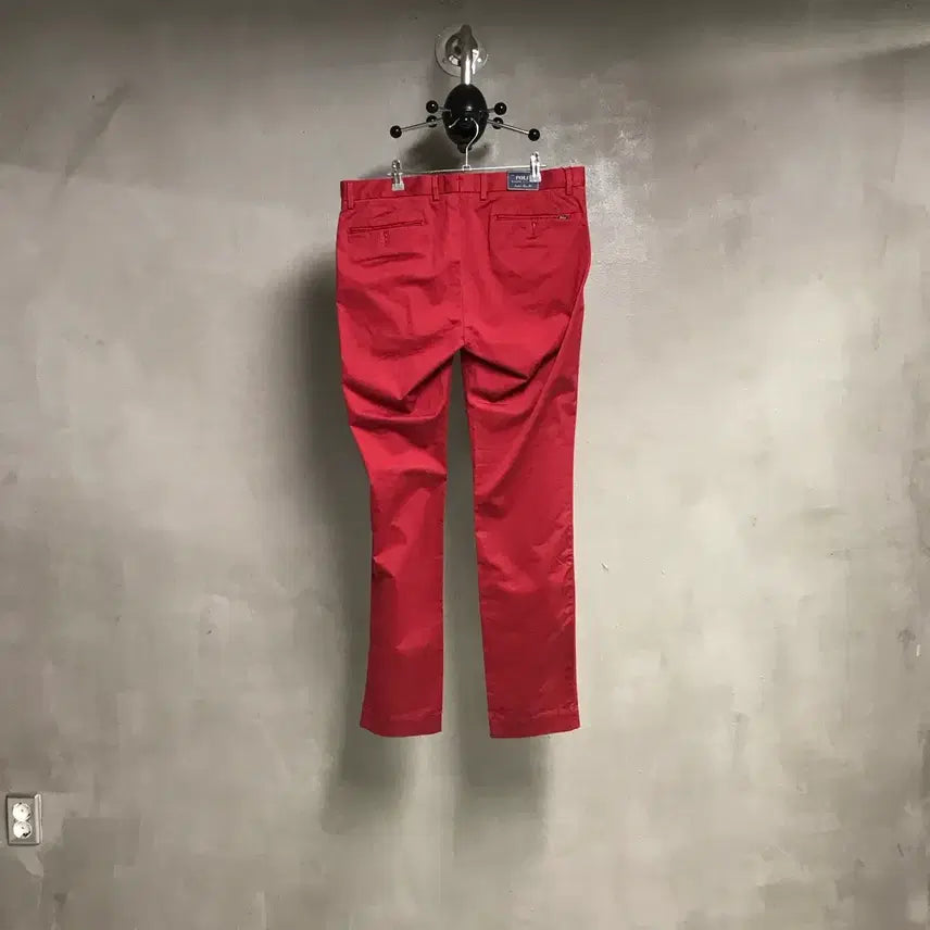 [BUNJANG] Polo Ralph Lauren Red Chino Pants Size 34/34 / 폴로 랄프로렌 레드 치노 팬츠 새상품 34/34