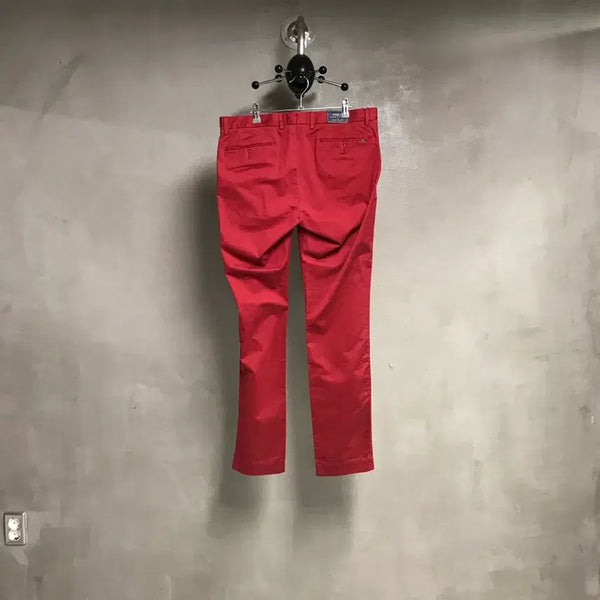 [BUNJANG] Polo Ralph Lauren Red Chino Pants Size 34/34 / 폴로 랄프로렌 레드 치노 팬츠 새상품 34/34