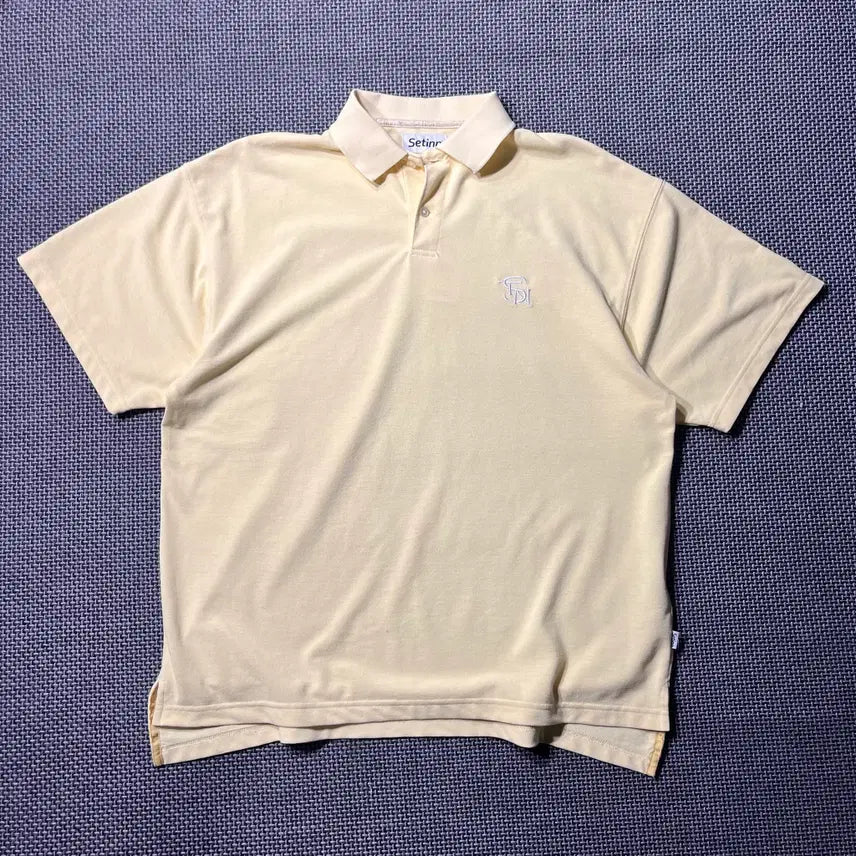 [BUNJANG] SETINN Yellow T-Shirt (M) / SETINN 카라티셔츠(M)