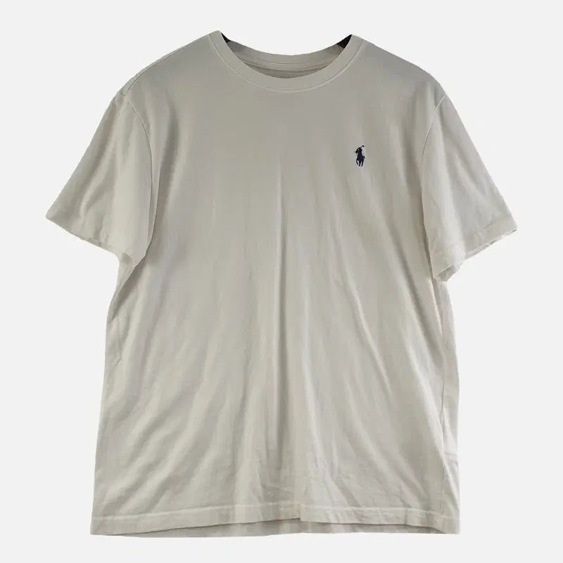 [BUNJANG] Polo Ralph Lauren White Unisex T-Shirt Size S / 폴로랄프로렌 화이트 공용 S 반팔티 O0731