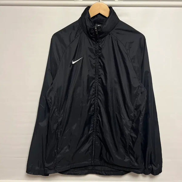 [BUNJANG] Nike Swoosh Woven Black Windbreaker Jacket / [정품/L] 나이키 스우시 우븐 블랙 바람막이