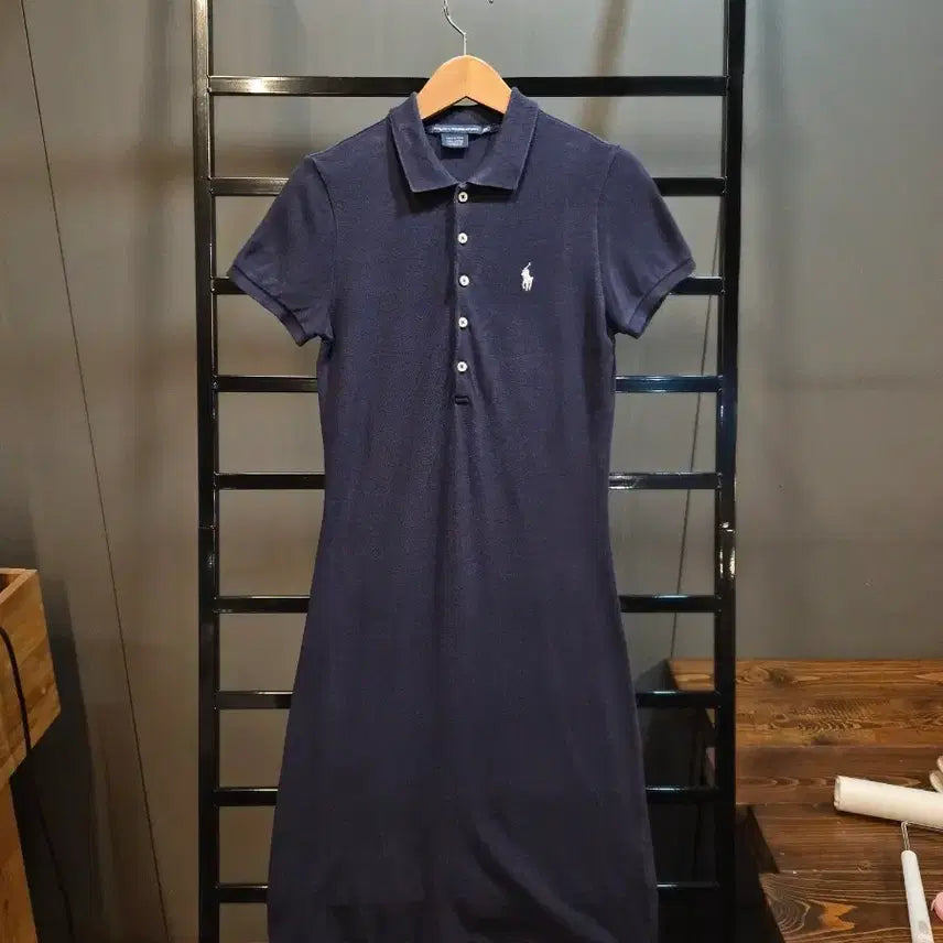 [BUNJANG] Ralph Lauren Sport Navy Pique Polo Dress XS / [XS] 랄프로렌 스포츠 RALPH LAUREN SPORT 네이비 피케 카라 폴로 원피스 4.5