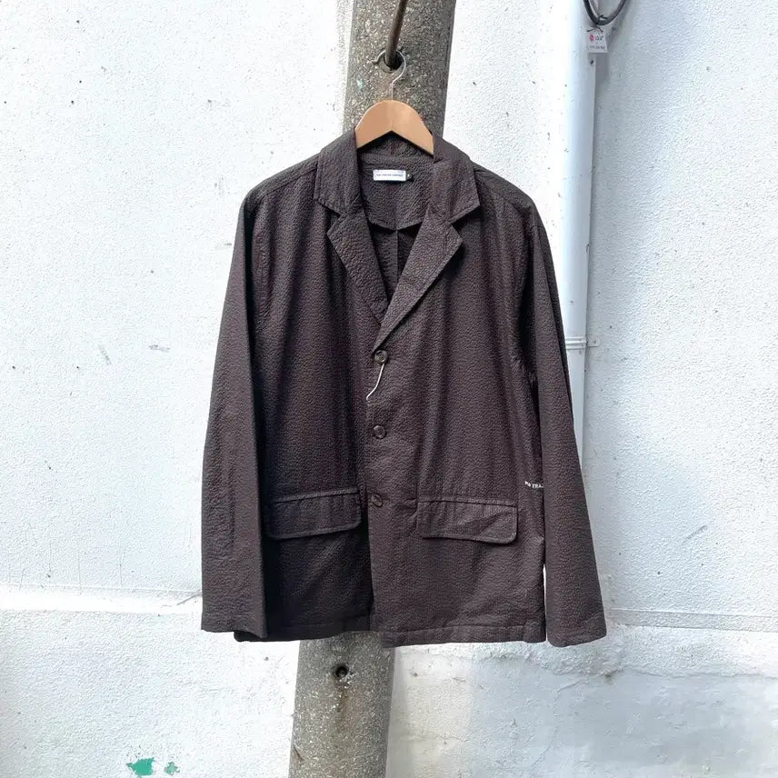 [BUNJANG] Pop Trading Company Hewitt Suit Jacket Seersucker / 팝 트레이닝 컴퍼니 휴잇 수트 시어서커 자켓