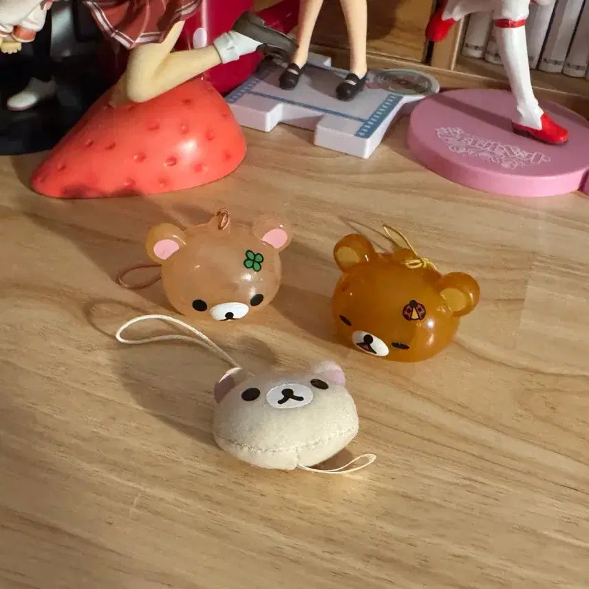 [BUNJANG] Vintage Rilakkuma & Korilakkuma Keyring Bundle / 고전 리락쿠마 코리락쿠마 키링