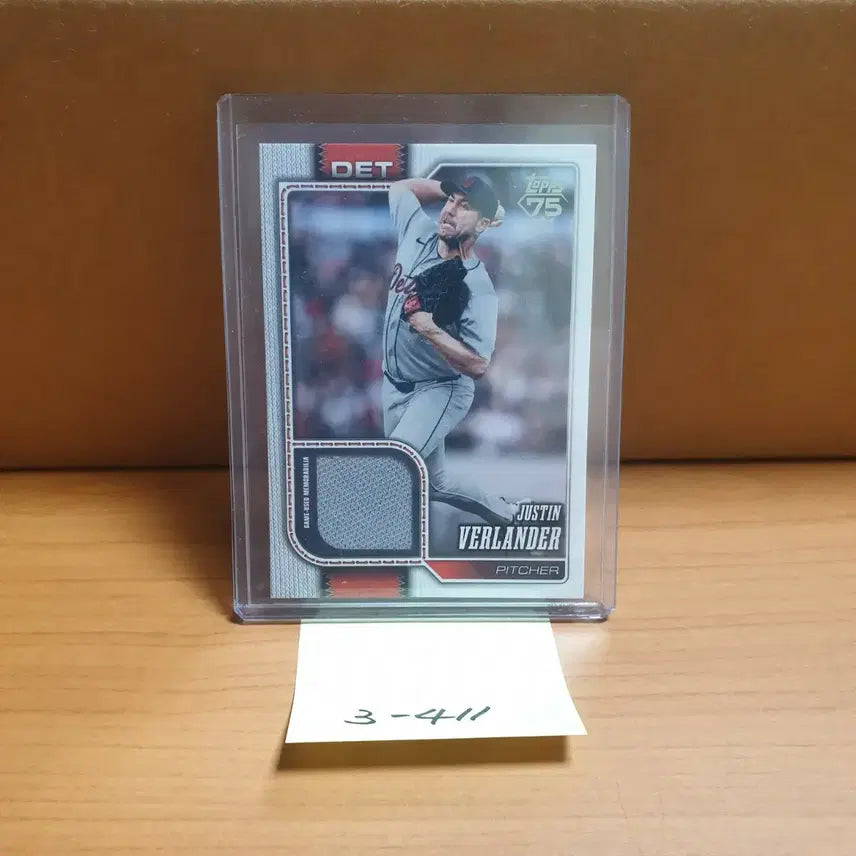 [BUNJANG] Topps Series Justin Verlander Baseball Card / 탑스 시리즈 저스틴 벌랜더 야구카드