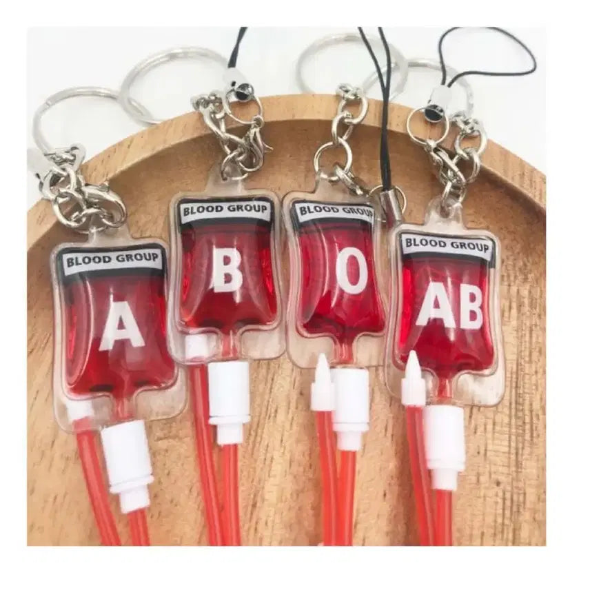 [BUNJANG] Blood Type Keychain (A, B, O) / (판매/교환) 혈액형 키링 A B O