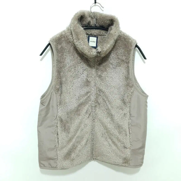 [BUNJANG] Andar Highneck Fleece Vest S_W0684 / 안다르 하이넥 플리스 조끼 S_W0684