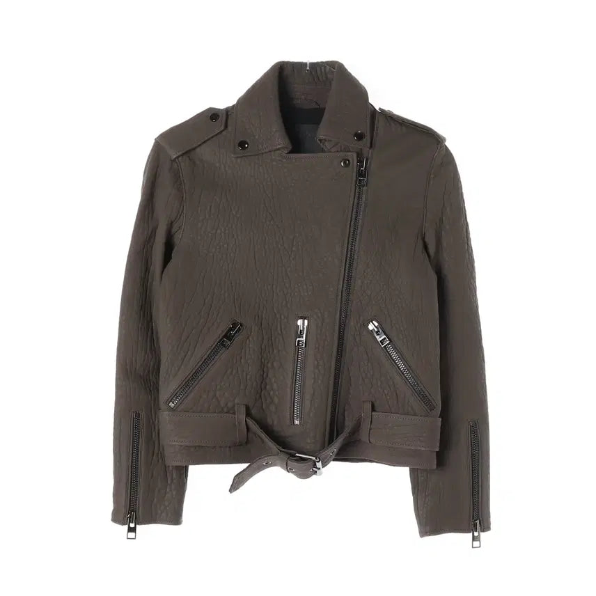 [BUNJANG] AllSaints Haze Biker Lambskin Leather Jacket / 올세인츠 헤이즈 바이커 양가죽 램스킨 레더 재킷