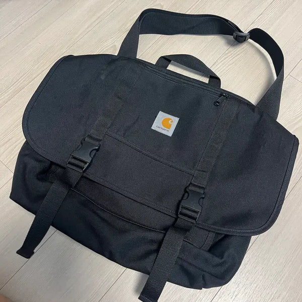 [BUNJANG] Carhartt WIP Jake Messenger Bag Crossbody Black / [정품] 칼하트 WIP 제이크 메신저백 크로스백 블랙 가방