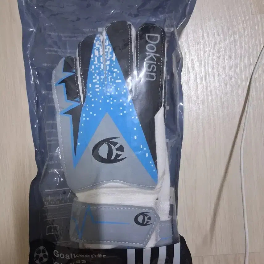 [BUNJANG] Dokisn Goalkeeper Gloves Set - Blue / Dokisn 골키퍼 장갑 블루 1세트