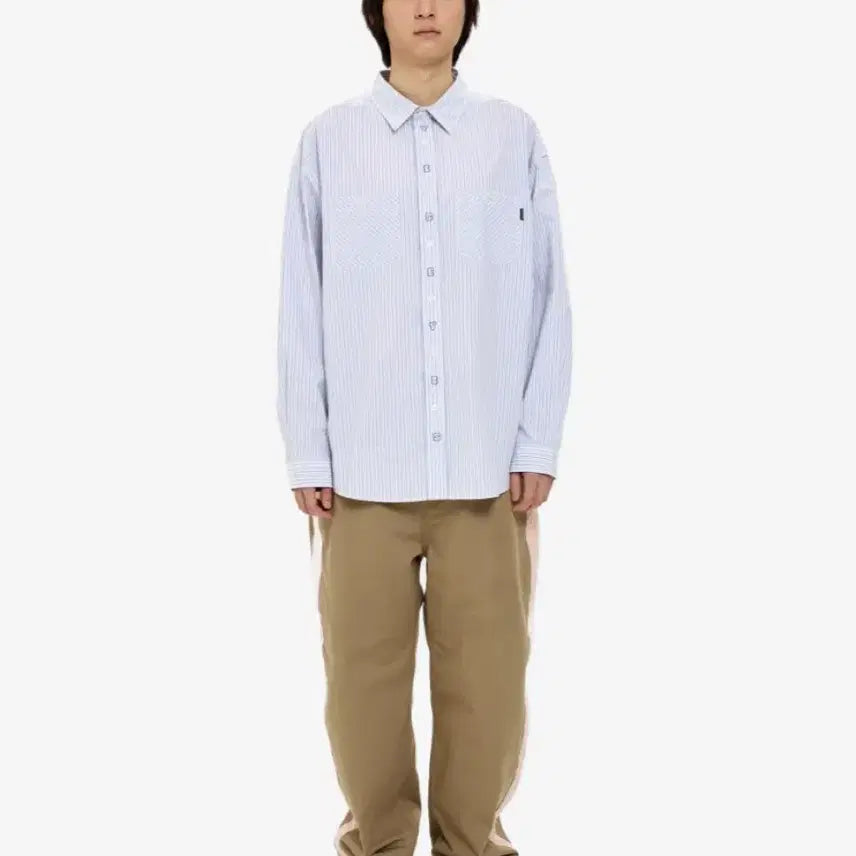[BUNJANG] Yeseyesee Stripe Shirt / Yeseyesee 스트라이프 셔츠