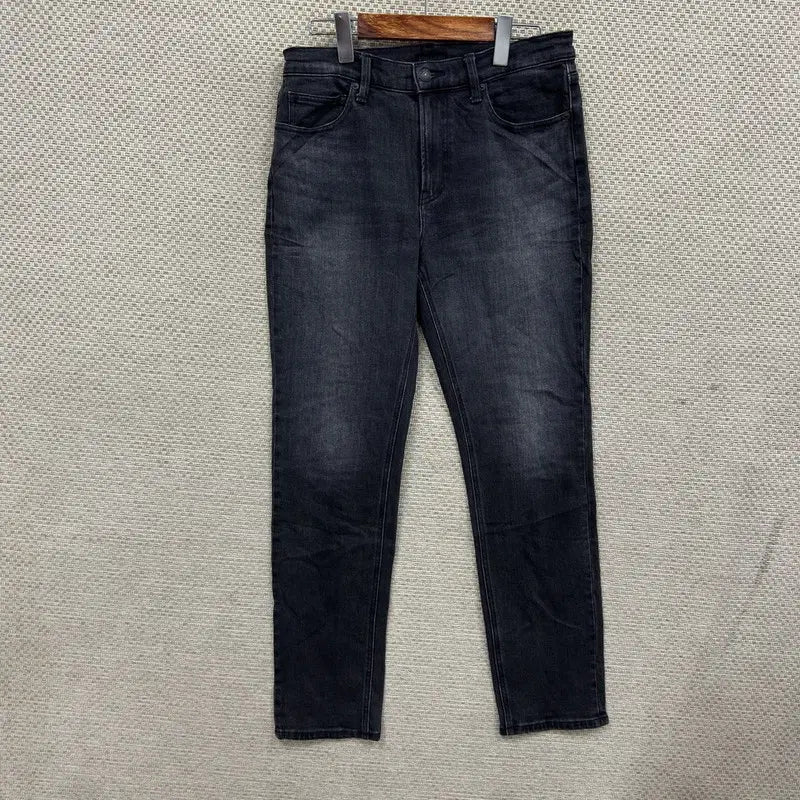[BUNJANG] Uniqlo Span Denim Black Jeans 27 Inch / 유니클로 스판 데님 흑청바지 27인치 H02220