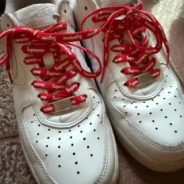 [BUNJANG] Nike Air Force 1 Supreme White / 에어포스1 슈프림 화이트 260