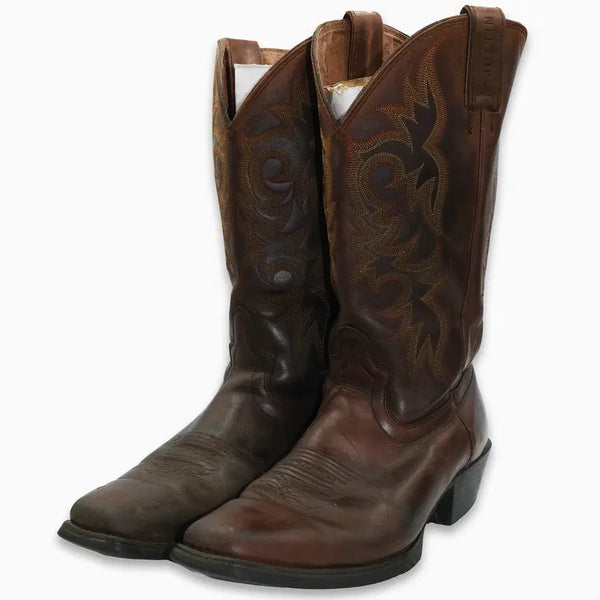 [BUNJANG] Justin Western Leather Boots Size 10.5D (285) / 빈티지 저스틴 웨스턴 레더 부츠 10.5D(285)사이즈 BT28514