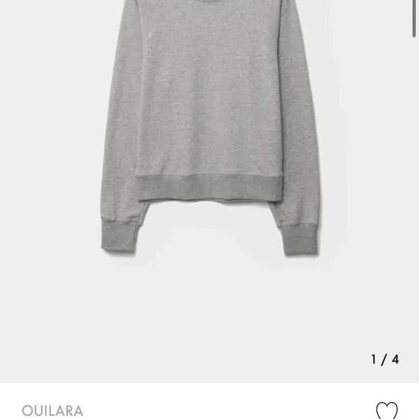 [BUNJANG] Ouilara Vintage Melange Sweatshirt / Ouilara 스웻 에테 빈티지 멜란지