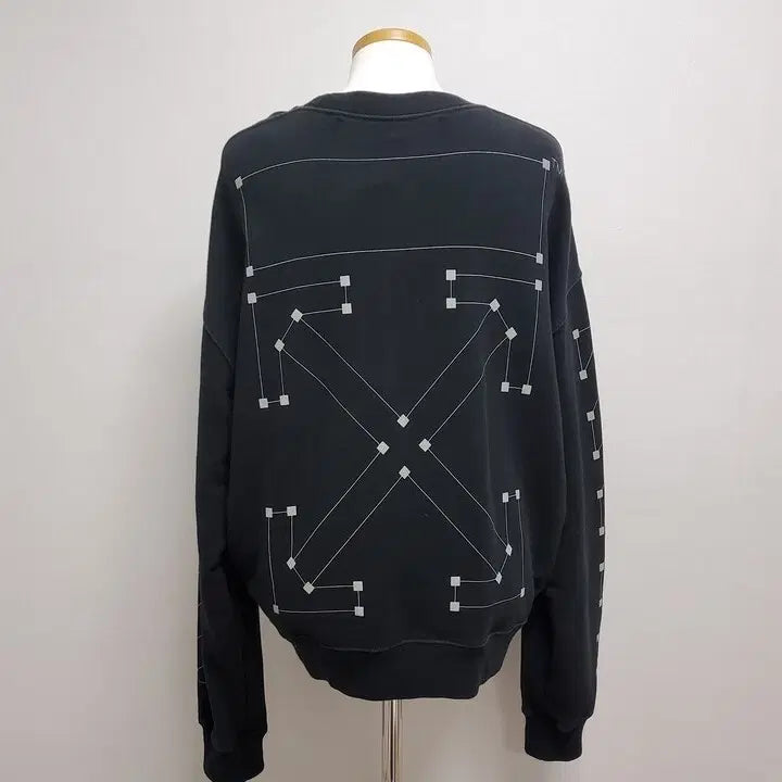 [BUNJANG] Off-White Backbone Arrow Long Sleeve M (95-100) / [정품/당일출고] 오프화이트 백본 애로우 긴팔 슬리브 M / 95~100