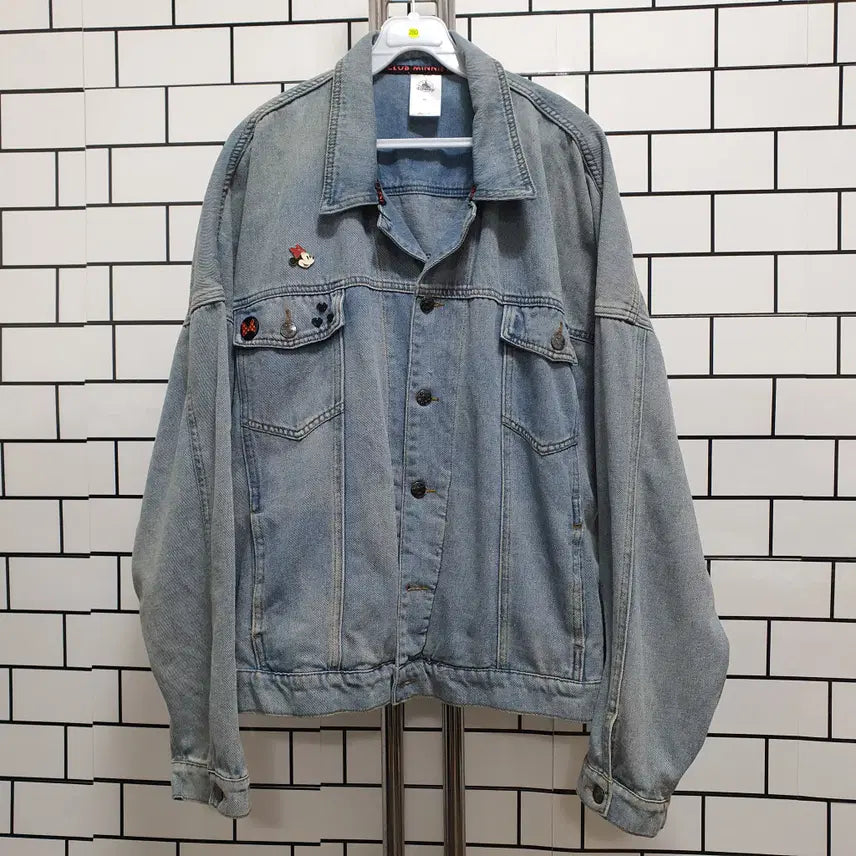 [BUNJANG] Printing Denim Jacket / 형-280 프린팅 청자켓