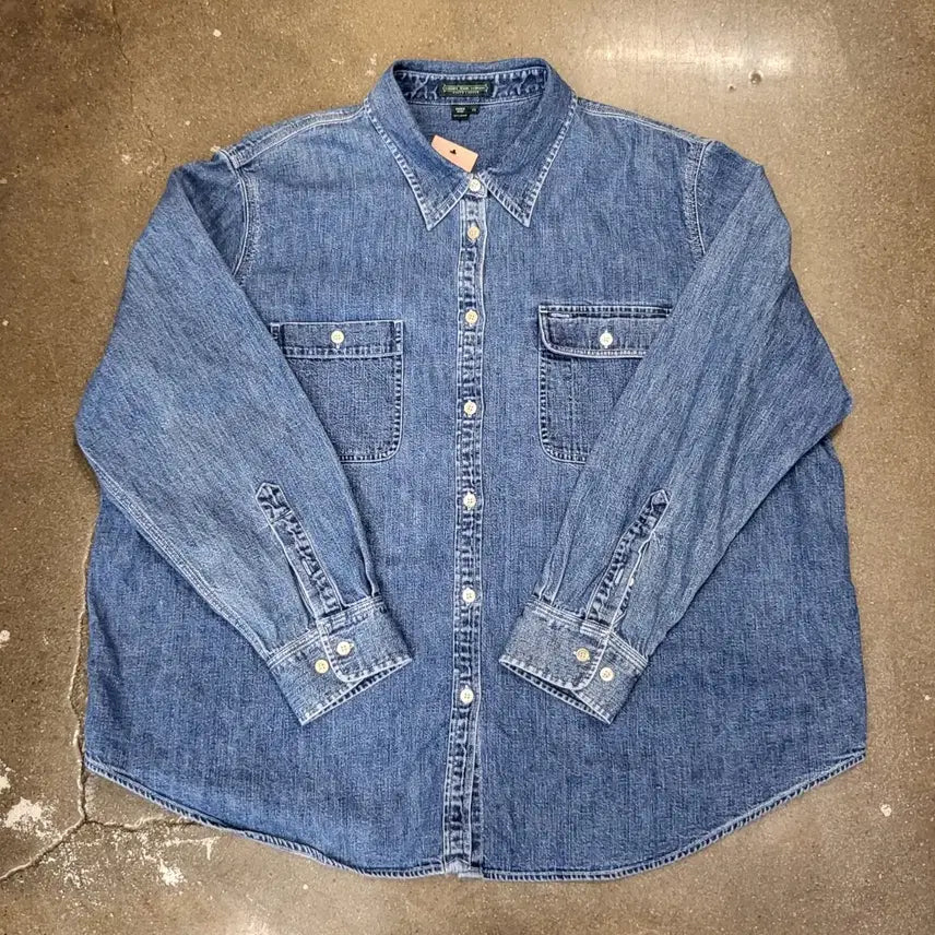 [BUNJANG] Polo Ralph Lauren Vintage Denim Shirt / 미국 빈티지 폴로 랄프로렌 데님 셔츠