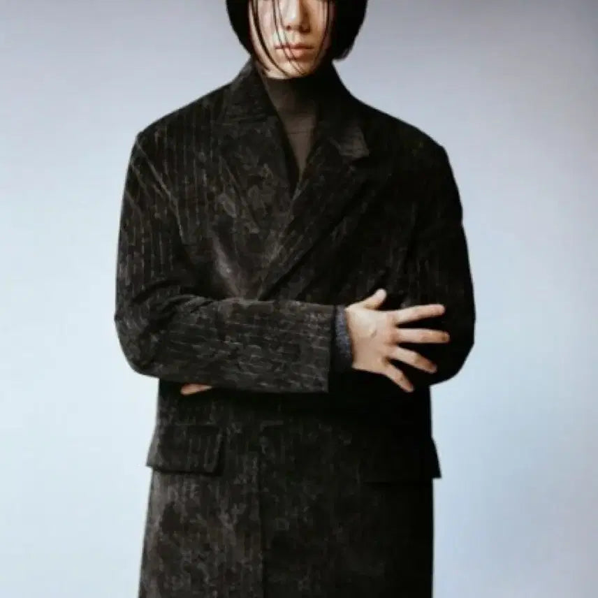 [BUNJANG] YOUTH Chesterfield Coat Paisley Brown Size S / 유스 체스터필드 코트 (페이즐리 브라운) s사이즈