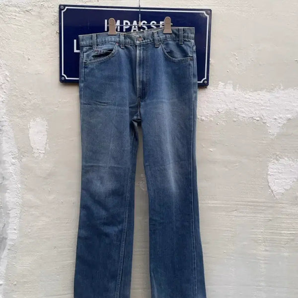 [BUNJANG] Levi's 517 Orange Tab Bootcut Denim Jeans (Made in USA) / 80년대 리바이스 517 오렌지탭 부츠컷 데님 팬츠 (미국제)