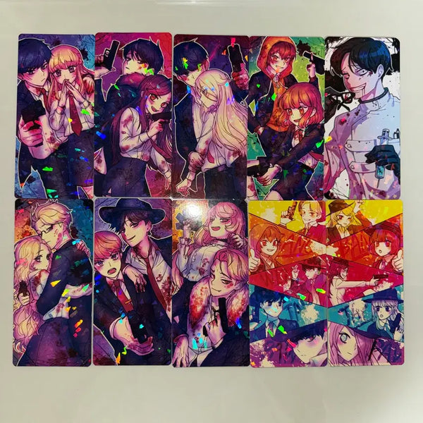 [BUNJANG] Zombie High Mafia Illustration Card 10 Type Set Bundle / 좀비고 마피아 일러스트 카드 10종 세트 일괄