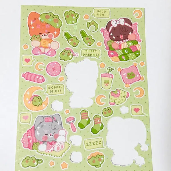 [BUNJANG] Character Deco Sticker Set for Journaling / 다꾸스티커 캐릭터다꾸 다이어리스티커 다꾸씰스티커 다꾸중고 다꾸템 다꾸띵