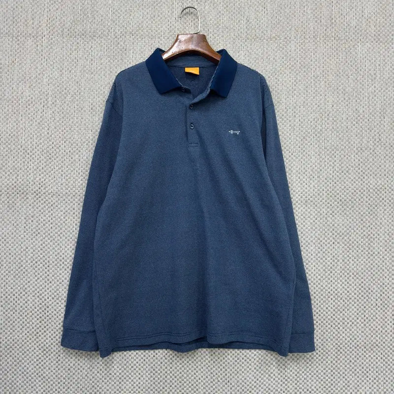 [BUNJANG] Louis Castel Golf Long Sleeve Collar T-shirt Size 110 / 루이까스텔 골프 긴팔카라티 110 H02264