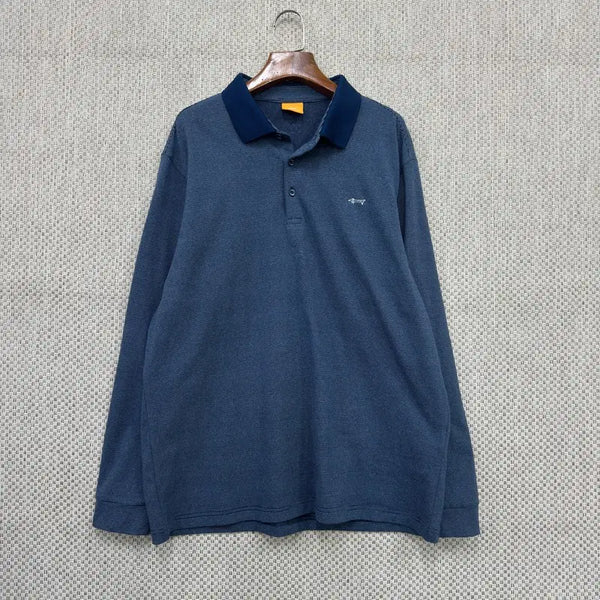 [BUNJANG] Louis Castel Golf Long Sleeve Collar T-shirt Size 110 / 루이까스텔 골프 긴팔카라티 110 H02264