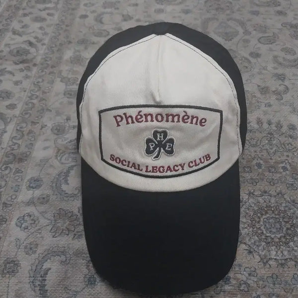 [BUNJANG] Fenomene Embroidered Patch Two-Tone 5-Panel Ball Cap / 페노메네 자수패치 투톤 5패널 볼캡