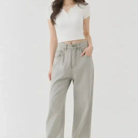 [BUNJANG] Light Blue Women's Jeans Size S / 라이트 블루 여자 S 청바지 O0798