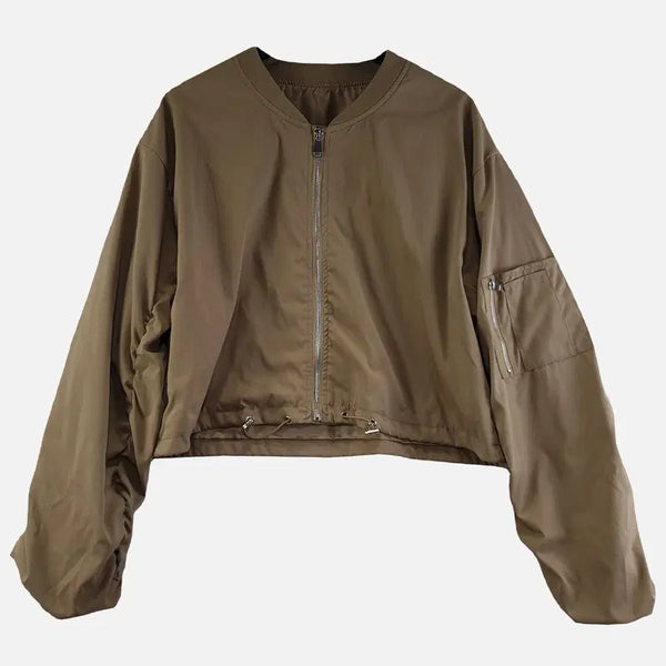 [BUNJANG] Brown Women's Jacket FREE Size / 브라운 여자 FREE 자켓 O0946