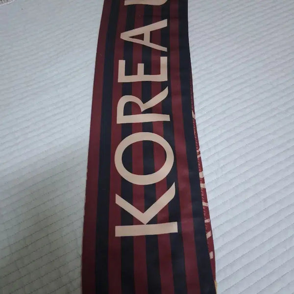 [BUNJANG] Korea University Football Club Supporter Scarf / 고려대학교 축구부 응원 머플러 붉은색/남색