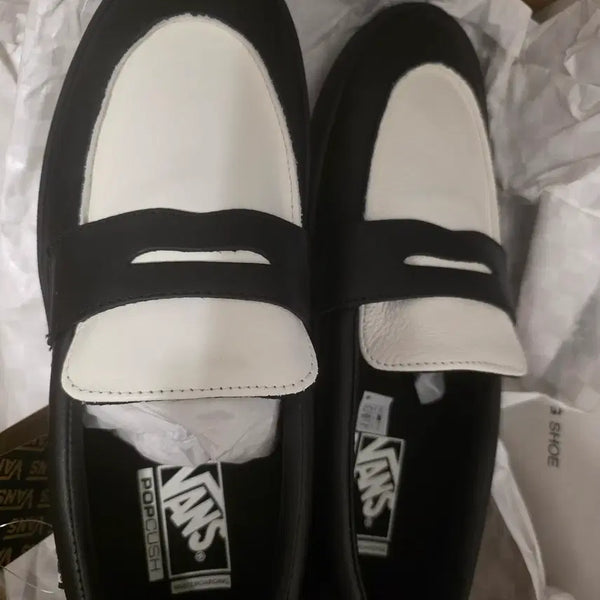[BUNJANG] Vans Skate Loafer Black/White / 반스 스케이트 로퍼 - 블랙:화이트 / VN000VA6Y281_290