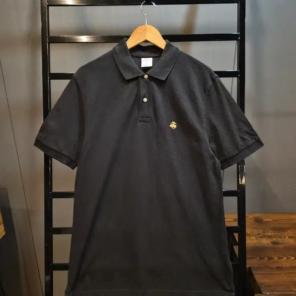 [BUNJANG] Brooks Brothers Performance Pique Short Sleeve Polo Shirt Black M / [M] 브룩스브라더스 Brooks Brothers 피케 반팔 카라티 폴로 블랙 3.5