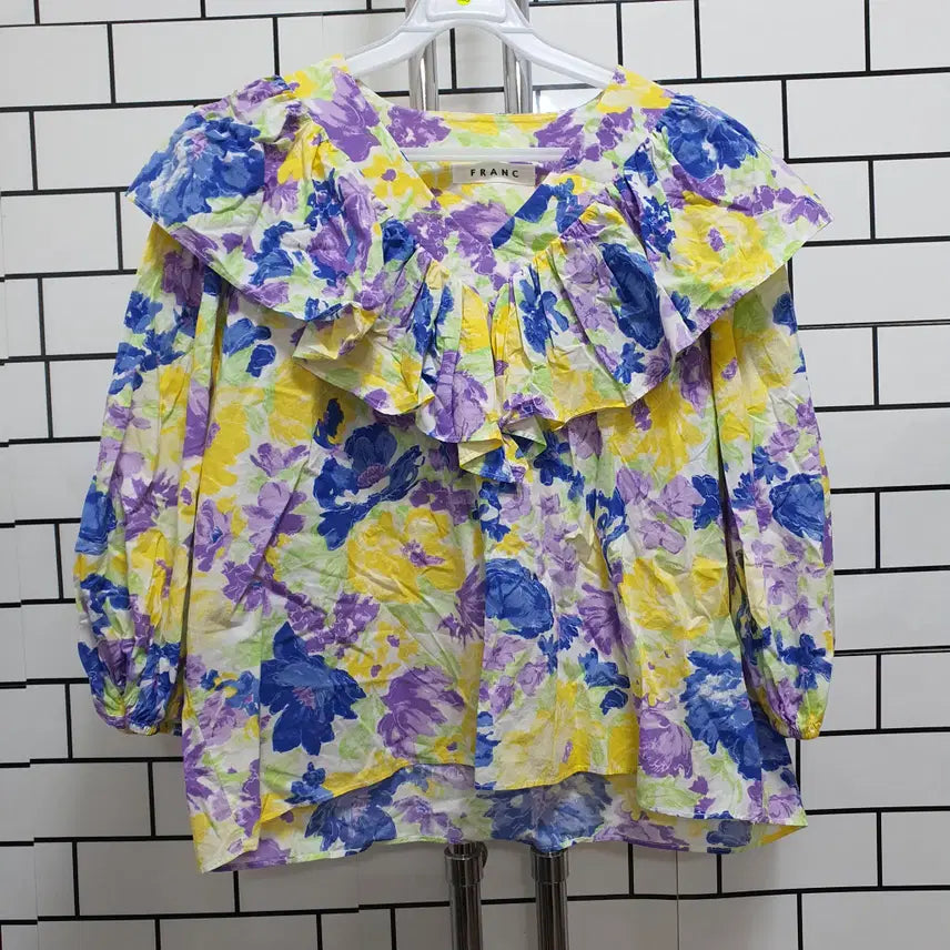 [BUNJANG] Collar Blouse / 형-285 카라 블라우스
