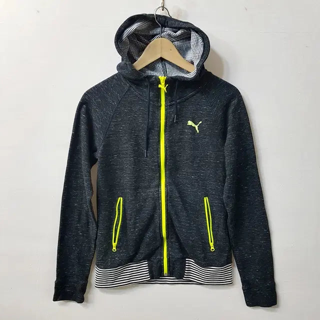 [BUNJANG] PUMA Charcoal Hooded Jumper / PUMA 푸마 후드 점퍼 차콜