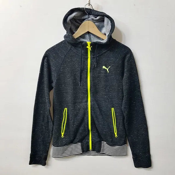 [BUNJANG] PUMA Charcoal Hooded Jumper / PUMA 푸마 후드 점퍼 차콜