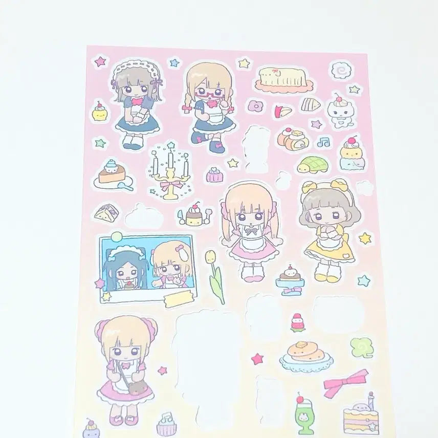[BUNJANG] Character Diary Stickers - Xiaohongshu Style Aesthetic / 다꾸스티커 인물다꾸 다이어리스티커 샤오홍슈다꾸 인물스티커 샤오홍슈스티커 메이드스티커 미소녀스티커 다꾸템 다꾸중고 다꾸띵 다꾸씰스티커