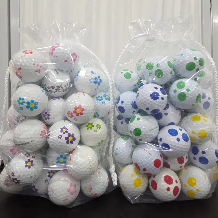 [BUNJANG] GOCAR Dalmatian A-Grade 2-Piece/3-Piece Used Golf Balls (50-Count) / 고커 달마시안 A급 2피스 3피스 로스트볼 50구 중고골프공