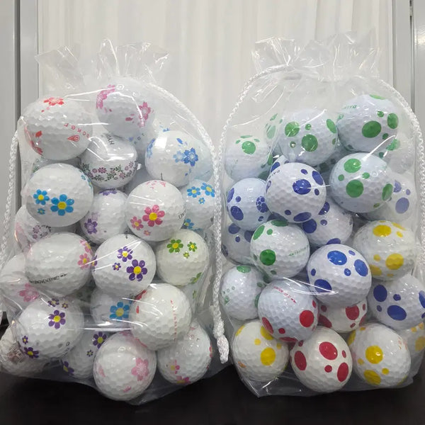 [BUNJANG] GOCAR Dalmatian A-Grade 2-Piece/3-Piece Used Golf Balls (50-Count) / 고커 달마시안 A급 2피스 3피스 로스트볼 50구 중고골프공
