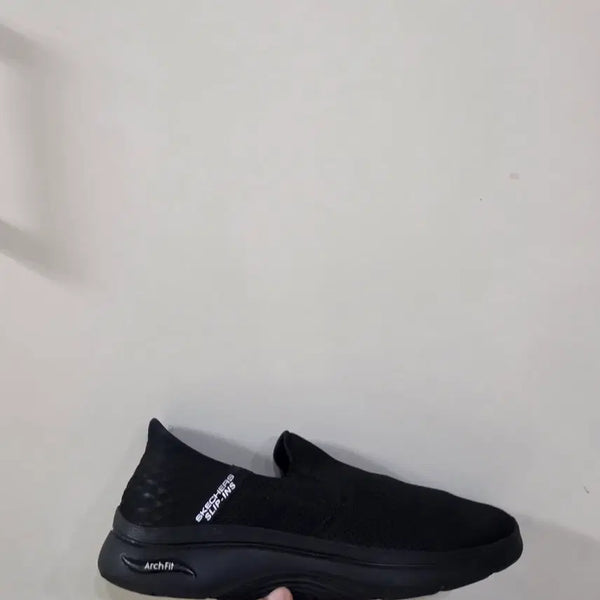 [BUNJANG] Skechers GOwalk Arch Fit 2.0 Hands Free Slip-ins Triple Black Shoes / [270] 스케쳐스 고워크 아치핏2.0 핸즈프리슬립인스 트리플블랙