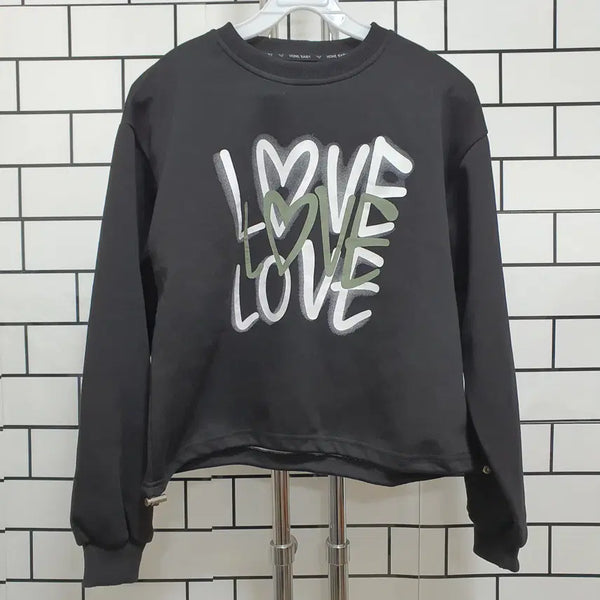 [BUNJANG] Cropped Sweatshirt / 형-288 크롭 맨투맨