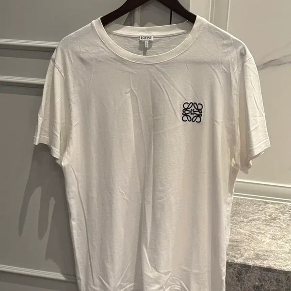 [BUNJANG] Loewe Anagram Logo T-Shirt White / 로에베 아나그램 로고 티셔츠 기본 반팔티 화이트