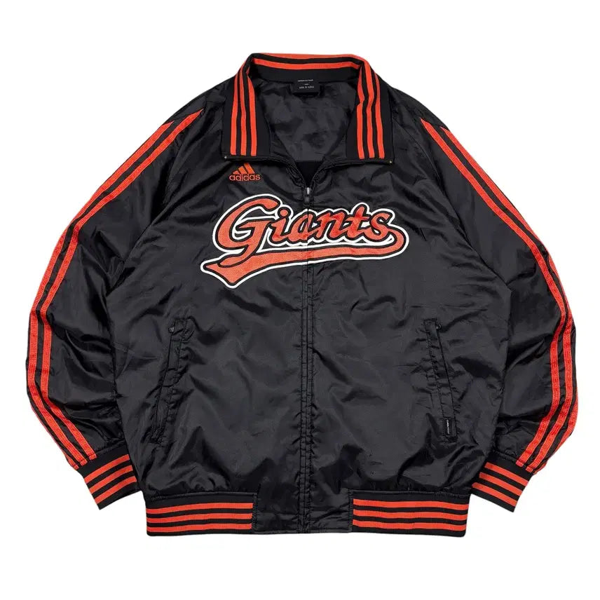 [BUNJANG] Adidas Busan Lotte Giants Baseball Jacket / 아디다스 롯데 자이언츠 베이스볼 자켓
