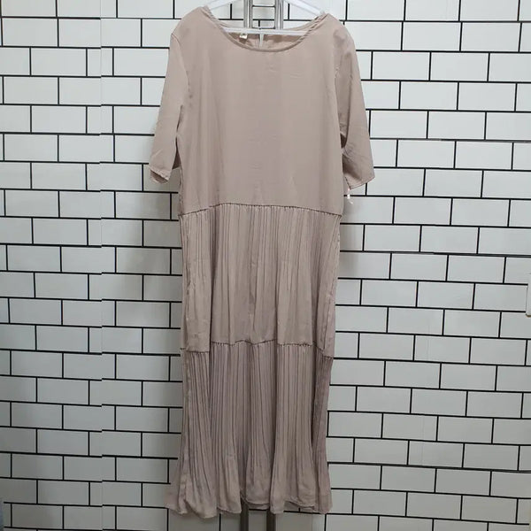 [BUNJANG] Long Sleeve T-Shirt Dress / 형-290 반팔 롱원피스